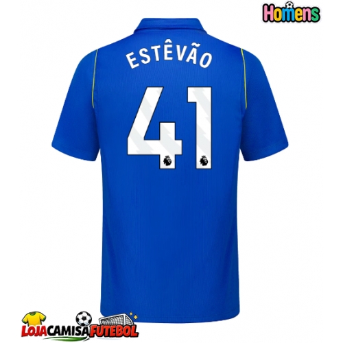 Camisa de Futebol Chelsea Estevao Willian #41 Equipamento Principal 2026-27 Manga Curta